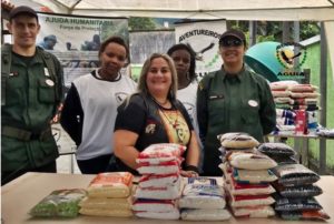 Leia mais sobre o artigo PADRÃO ÁGUIAS AUXILIA EVENTO DE MOTO CLUBE E ARRECADA ALIMENTOS