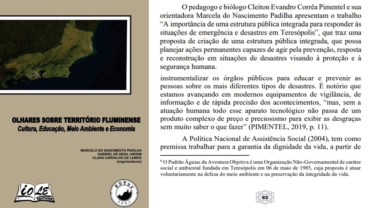 Leia mais sobre o artigo PADRÃO ÁGUIAS É CITADO EM LIVRO DA UNIVERSIDADE DO ESTADO DO RIO DE JANEIRO